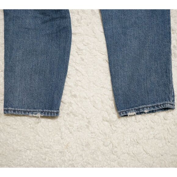 Madewell Blue Stratfield Wash The Momjean Jeans Size 28 - Picture 4 of 8